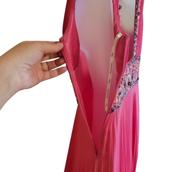 Sue Wong Nocturne Long Formal Prom Chiffon Dress Rhinestone Open Back Women's 0 - Picture 9 of 15